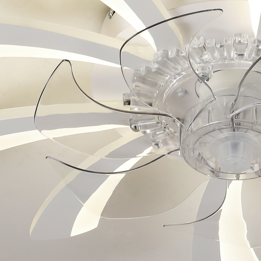 Brilagi - LED Loftlampe med ventilator dæmpbar LED/50W/230V 3000-6500K hvid + fjernbetjening