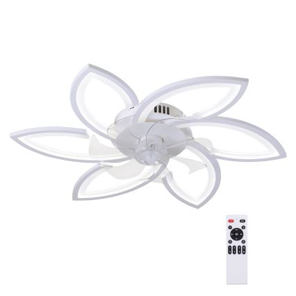 Brilagi - LED Loftlampe med ventilator dæmpbar LED/50W/230V 3000-6500K hvid + fjernbetjening