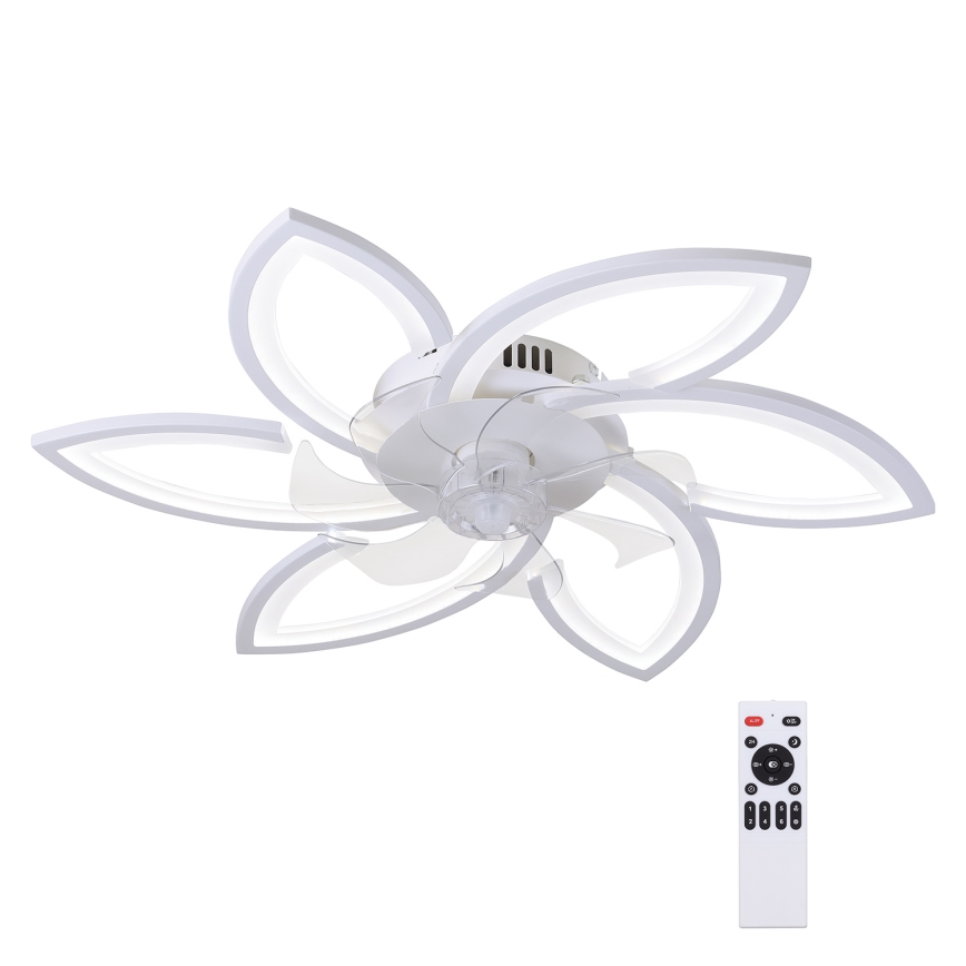 Brilagi - LED Loftlampe med ventilator dæmpbar LED/50W/230V 3000-6500K hvid + fjernbetjening
