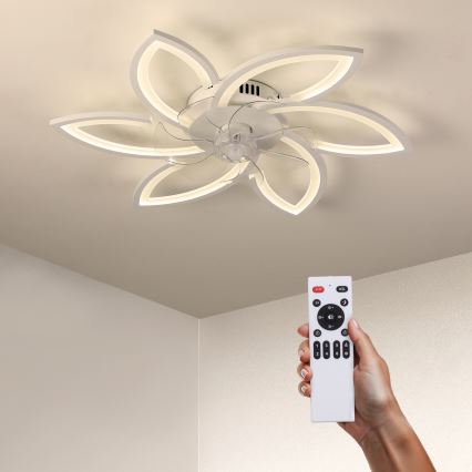 Brilagi - LED Loftlampe med ventilator dæmpbar LED/50W/230V 3000-6500K hvid + fjernbetjening