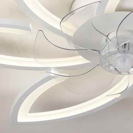 Brilagi - LED Loftlampe med ventilator dæmpbar LED/50W/230V 3000-6500K hvid + fjernbetjening