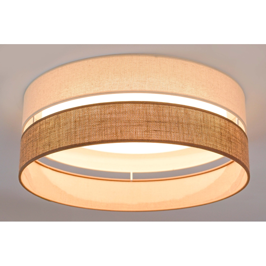 Brilagi - LED loftlampe dæmpbar ROYAL YUTE LED/24W/230V diameter 45 cm 3000/4000/6500K beige/cremefarvet  + fjernbetjening