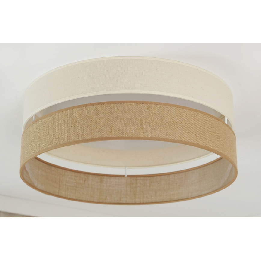 Brilagi - LED loftlampe dæmpbar ROYAL YUTE LED/24W/230V diameter 45 cm 3000/4000/6500K beige/cremefarvet  + fjernbetjening