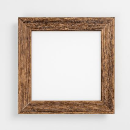 Brilagi - LED loftlampe dæmpbar SLIMFRAME WOOD LED/25W/230V 34x34 cm 3000-6000K brun + fjernbetjening