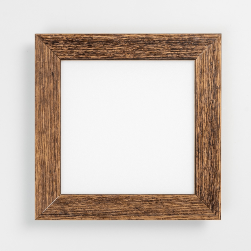 Brilagi - LED loftlampe dæmpbar SLIMFRAME WOOD LED/25W/230V 34x34 cm 3000-6000K brun + fjernbetjening