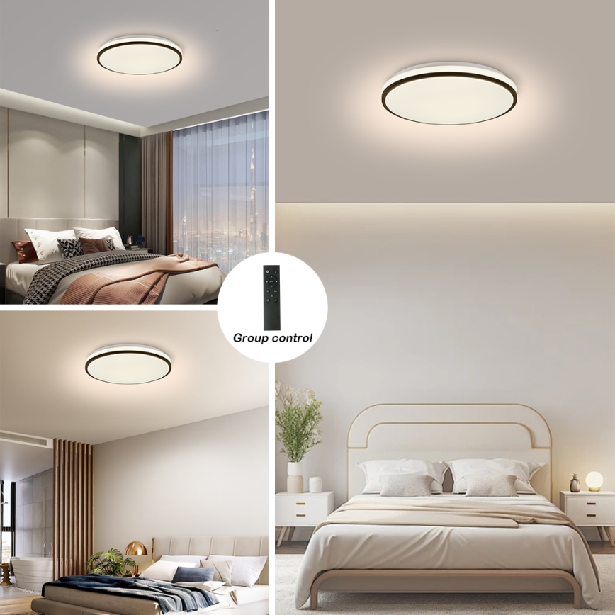 Brilagi - LED loftlampe dæmpbar SMART LED/28W/230V 3000-6000K diameter 35 cm Wi-Fi Tuya + fjernbetjening