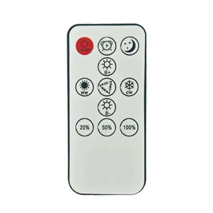 Brilagi - LED loftlampe dæmpbar ULTRA SLIM LED/18W/230V 2700-6500K diameter 30 cm sort + fjernbetjening