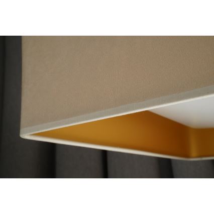 Brilagi - LED loftlampe dæmpbar VELVET SQUARE LED/24W/230V 3000/4000/6500K + fjernbetjening cremefarvet