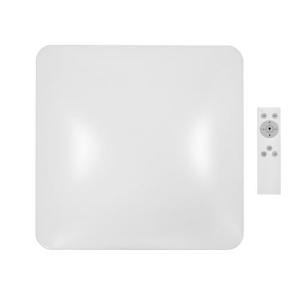 Brilagi - LED loftlampe dæmpbar VELVET SQUARE LED/24W/230V 3000/4000/6500K + fjernbetjening cremefarvet