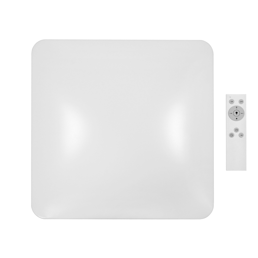 Brilagi - LED loftlampe dæmpbar VELVET SQUARE LED/24W/230V 3000/4000/6500K + fjernbetjening cremefarvet