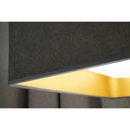 Brilagi - LED loftlampe dæmpbar VELVET SQUARE LED/24W/230V 3000/4000/6500K + fjernbetjening grå