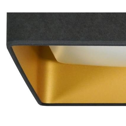 Brilagi - LED loftlampe dæmpbar VELVET SQUARE LED/24W/230V 3000/4000/6500K + fjernbetjening grå