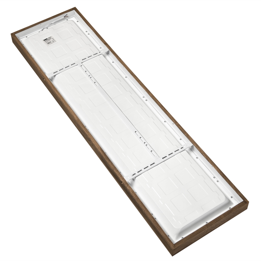 Brilagi - LED loftlampe til badeværelse dæmpbar WOODY FRAME LED/50W/230V eg 120x30 cm 3000-6000K IP44 + fjernbetjening
