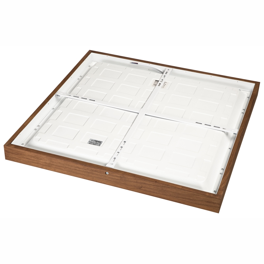 Brilagi - LED loftlampe til badeværelse dæmpbar WOODY FRAME LED/50W/230V eg kirsebær 60x60 cm 3000-6000K IP44 + fjernbetjening