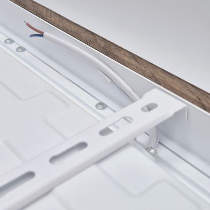 Brilagi - LED loftlampe til badeværelse dæmpbar WOODY FRAME LED/50W/230V eg 60x60 cm 3000-6000K IP44 + fjernbetjening