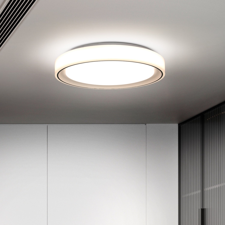 Brilagi - LED loftlampe dæmpbar RGB-farver FLOCO LED/30W/230V 3000-6500K Wi-Fi Tuya + LED/6W + fjernbetjening