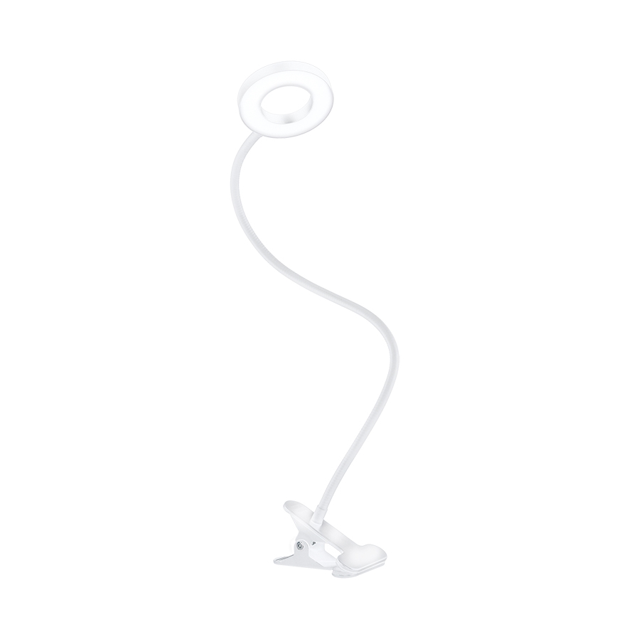 Brilagi - LED lampe med klemme dæmpbar ORBELA LED/8W/230V 3000/4000/5000K hvid