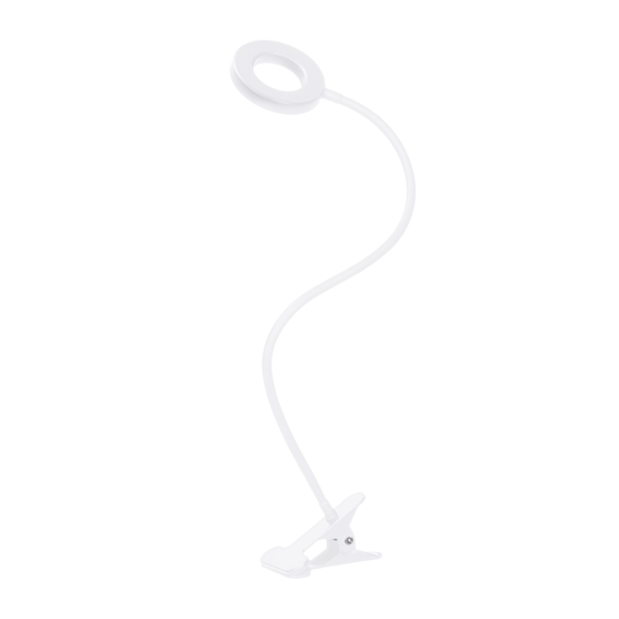 Brilagi - LED lampe med klemme dæmpbar ORBELA LED/8W/230V 3000/4000/5000K hvid