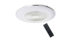 Brilagi - LED lampe med ventilator dæmpbar AURA LED/38W/230V hvid + fjernbetjening