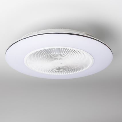 Brilagi - LED lampe med ventilator dæmpbar AURA LED/38W/230V hvid + fjernbetjening