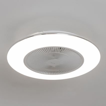 Brilagi - LED lampe med ventilator dæmpbar AURA LED/38W/230V hvid + fjernbetjening