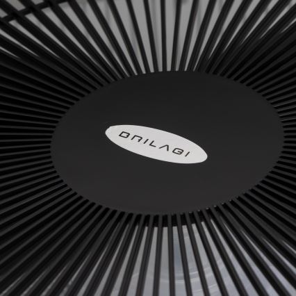 Brilagi - LED lampe med ventilator dæmpbar AURA LED/38W/230V 3000-6000K sort + fjernbetjening