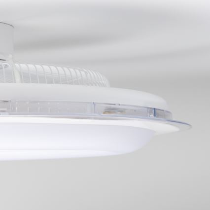 Brilagi - LED lampe med ventilator dæmpbar RONDA LED/48W/230V 3000-6000K hvid + fjernbetjening