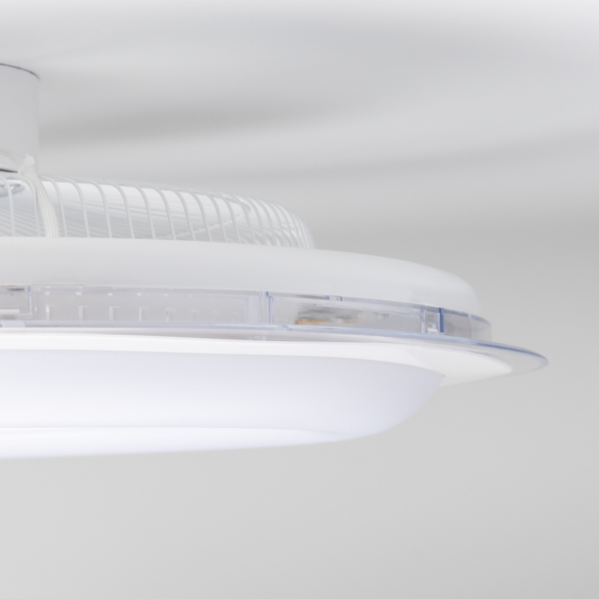 Brilagi - LED lampe med ventilator dæmpbar RONDA LED/48W/230V 3000-6000K hvid + fjernbetjening