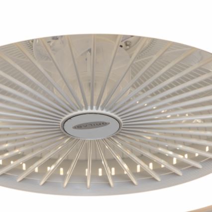 Brilagi - LED lampe med ventilator dæmpbar RONDA LED/48W/230V 3000-6000K hvid + fjernbetjening