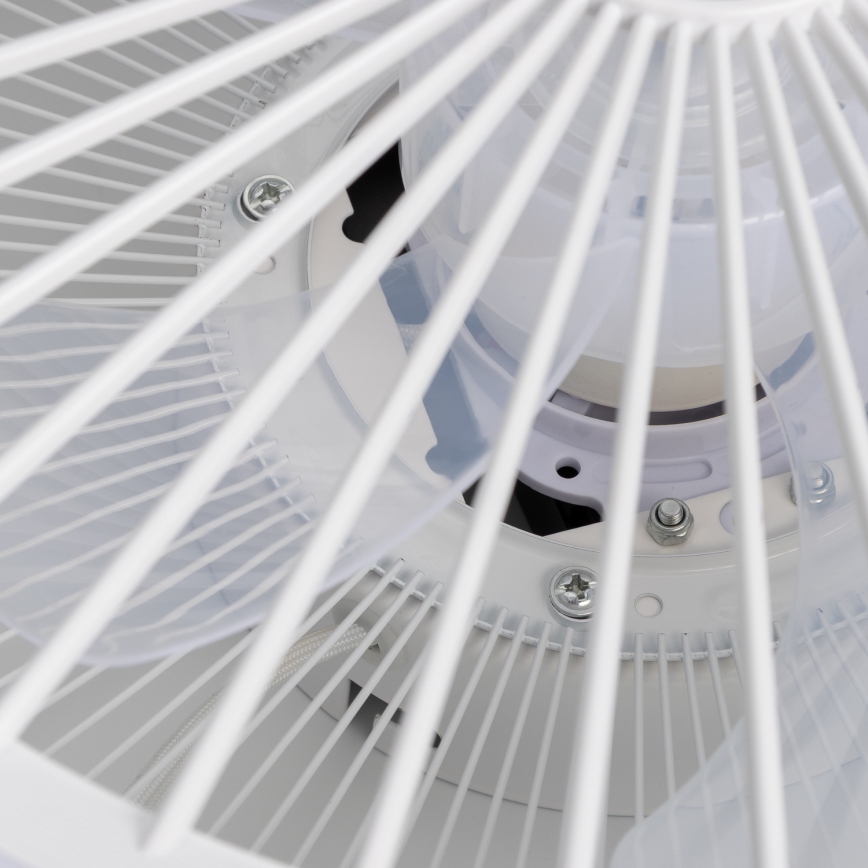 Brilagi - LED lampe med ventilator dæmpbar RONDA LED/48W/230V 3000-6000K hvid + fjernbetjening