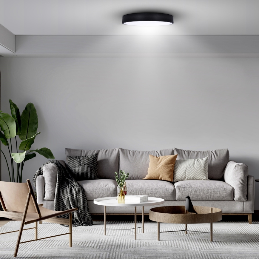 Brilagi - LED loftarmatur POOL LED/48W/230V 3000/4500/6000K Ø 40 cm sort