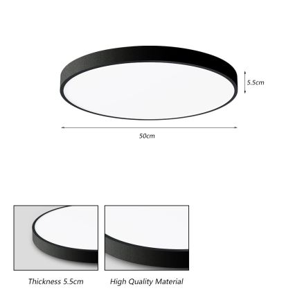 Brilagi - LED loftarmatur POOL LED/60W/230V 3000/4000/6000K 50 cm