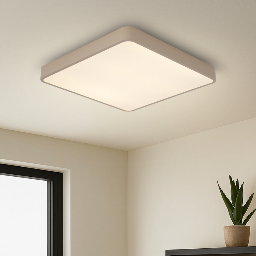 Brilagi - LED-loftarmatur POOL SQUARE LED/36W/230V 3000/4000/6000K 40x40 cm beige