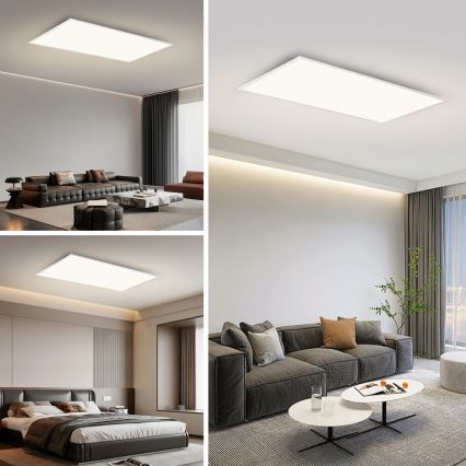 Brilagi - LED loftarmatur SLIMFRAME LED/80W/230V 120x60 cm 3000/4000/6000K hvid