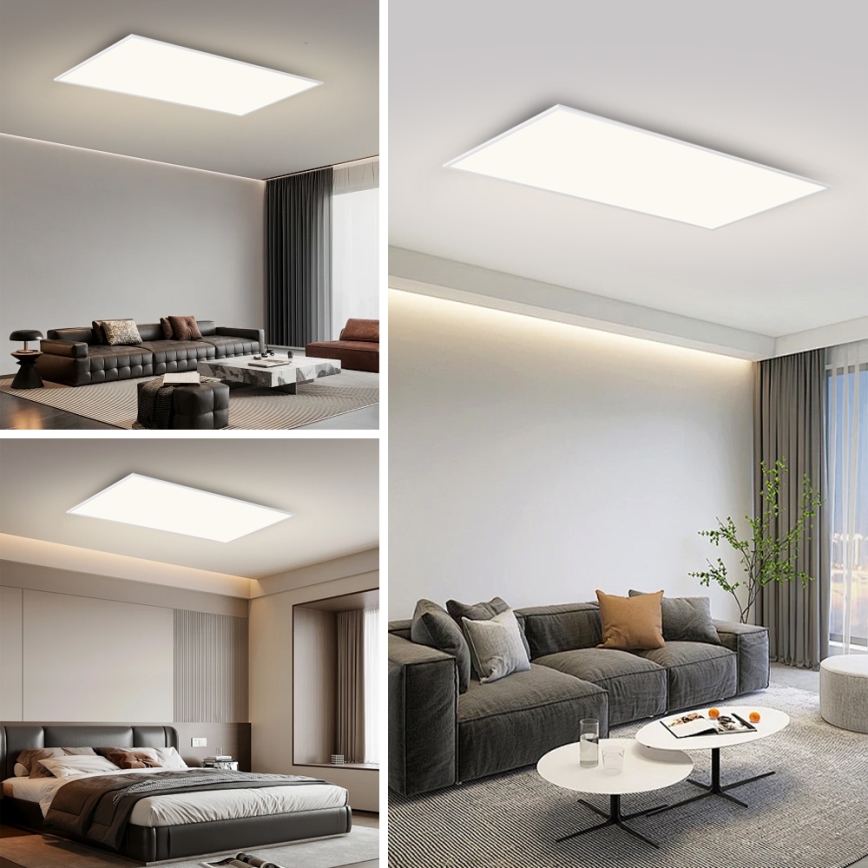 Brilagi - LED loftarmatur SLIMFRAME LED/80W/230V 120x60 cm 3000/4000/6000K hvid