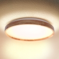 BRILAGI - LED loftlampe ALSON LED/24W/230V Ø 29,5 cm egetræ