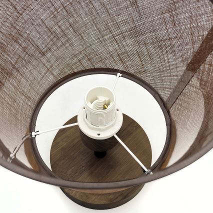 Brilagi - LED Overflademonteret loftslampe ANTHONY 1xE14/60W/230V eg valnød/brun