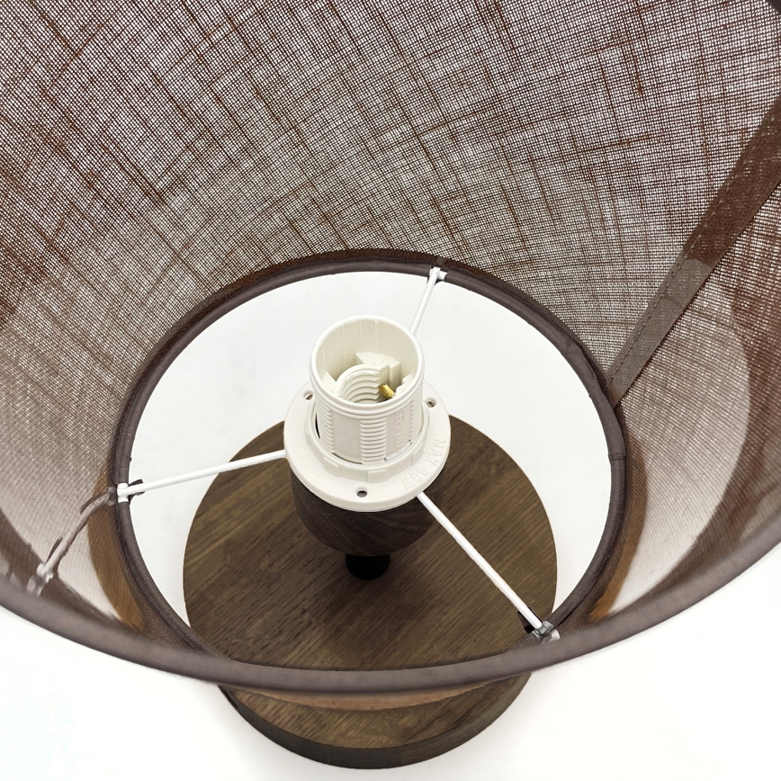 Brilagi - LED Overflademonteret loftslampe ANTHONY 1xE14/60W/230V eg valnød/brun