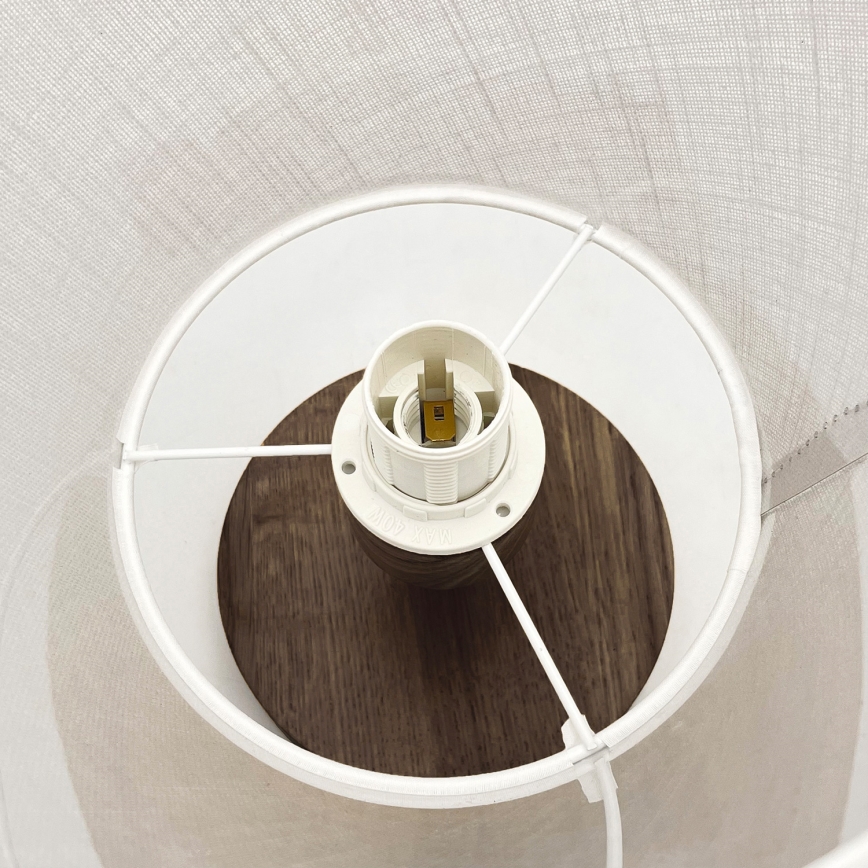 Brilagi - LED Overflademonteret loftslampe ANTHONY 1xE14/60W/230V eg valnød/hvid