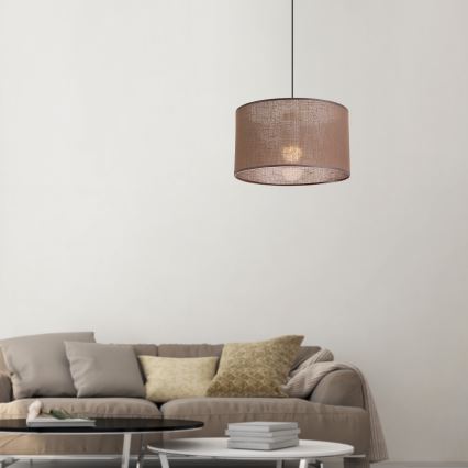 Brilagi - LED Loftlampe på kabel ANTHONY 1xE27/60W/230V eg valnød/brun