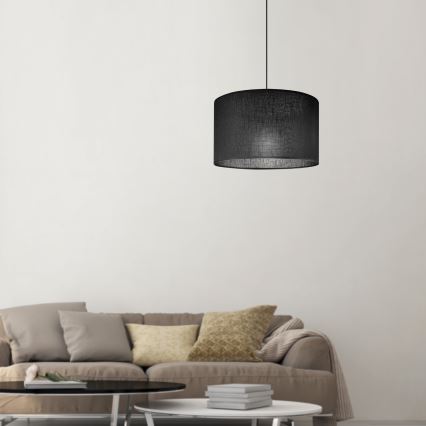 Brilagi - LED Loftlampe på kabel ANTHONY 1xE27/60W/230V eg valnød/sort