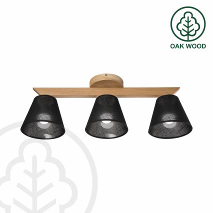 Brilagi - LED  Loftlampe ANTHONY 3xE14/40W/230V eg/sort