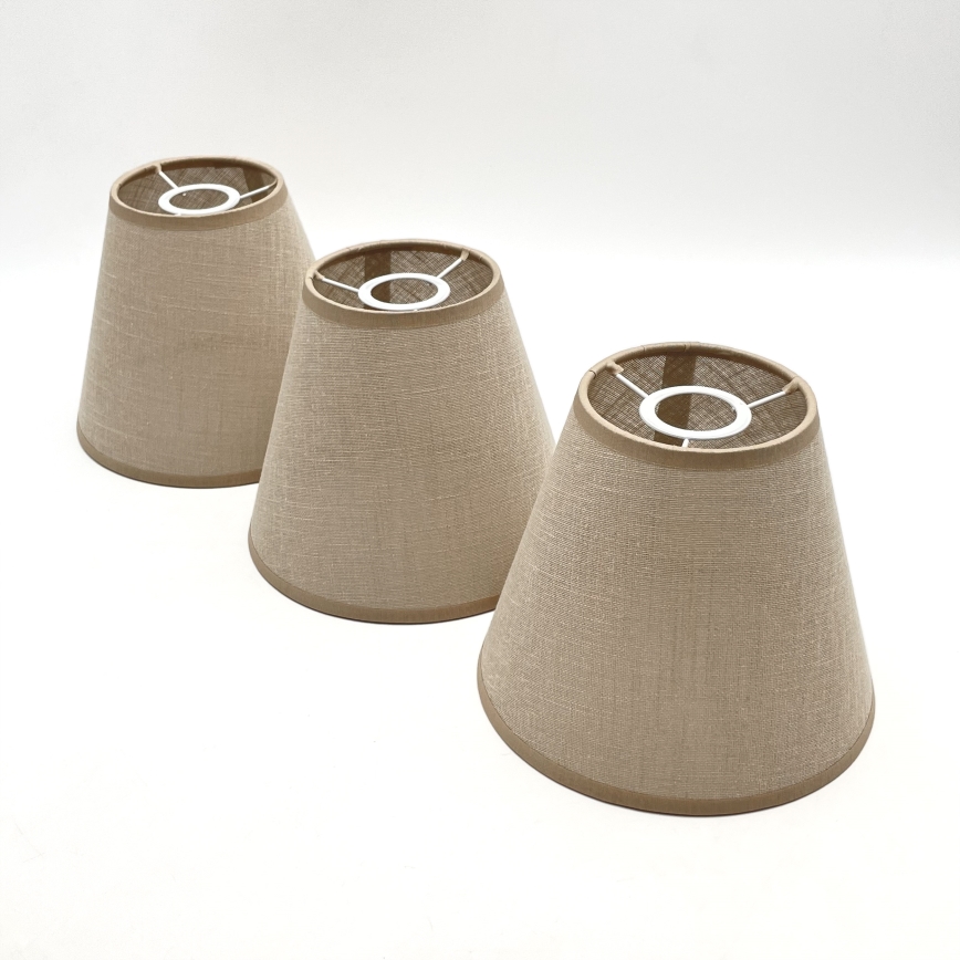 Brilagi - LED Overflademonteret loftslampe ANTHONY 3xE14/40W/230V eg valnød/beige