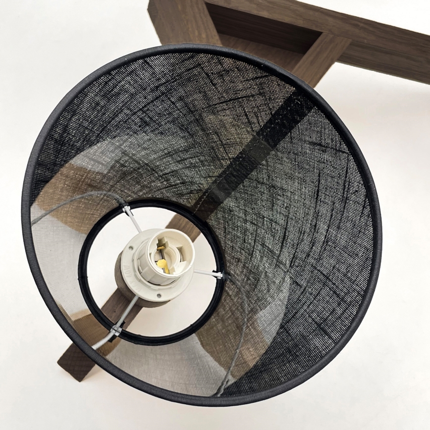 Brilagi - LED Overflademonteret loftslampe ANTHONY 3xE14/40W/230V eg valnød/sort