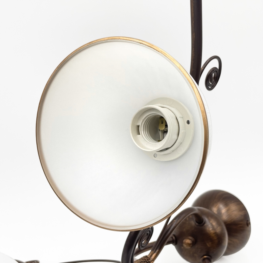 Brilagi - LED loftlampe ANTICO 3xE27/60W/230V bronzefarvet patina