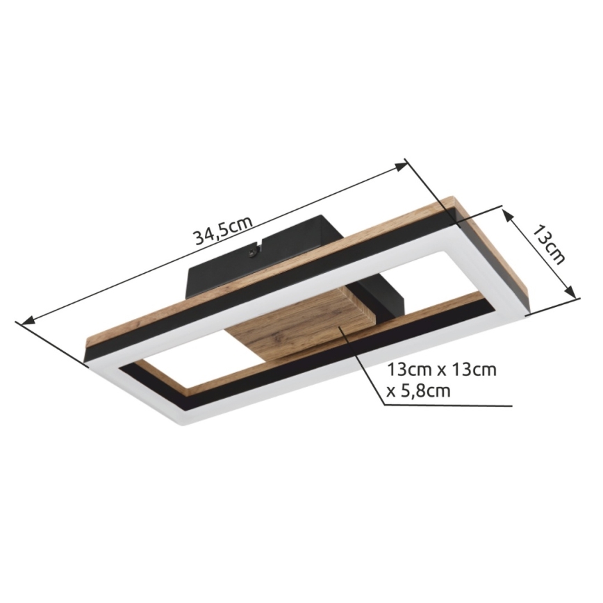 Brilagi - LED-loftlampe AXIS LED/12W/230V