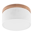 Brilagi - LED Loftlampe BELLADONNA 1xE27/15W/230V diam. 30 cm hvid/eg