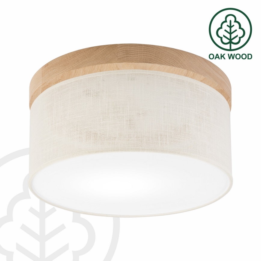 Brilagi - LED Loftlampe BELLADONNA 1xE27/15W/230V diameter 30 cm cremefarvet/eg