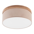 Brilagi - LED Loftlampe BELLADONNA 2xE27/15W/230V beige/eg