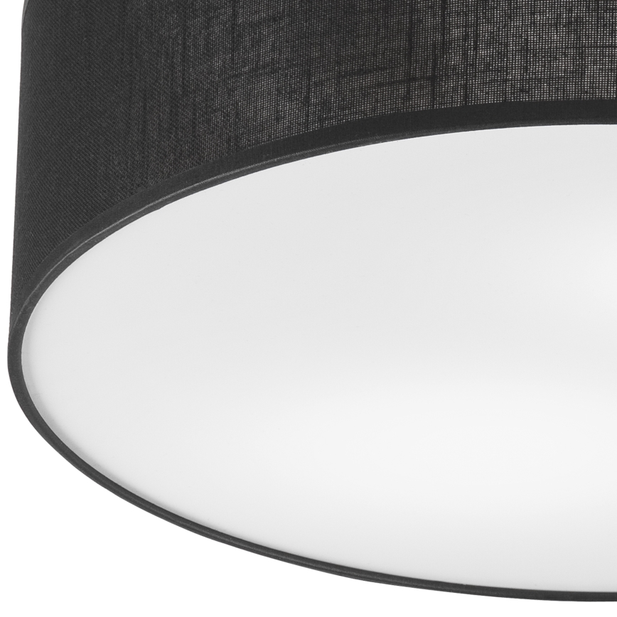Brilagi - LED Loftlampe BELLADONNA 2xE27/15W/230V sort/fyrretræ